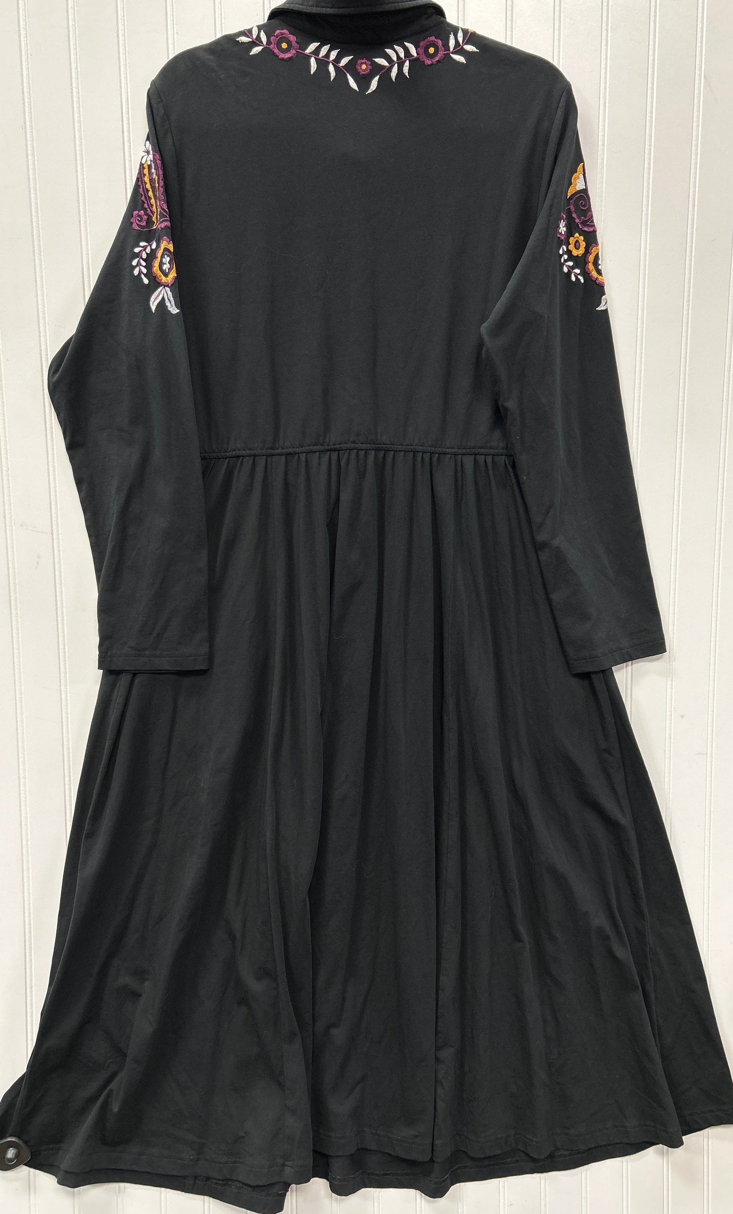 Dress Casual Maxi By Eshakti In Black, Size:1X