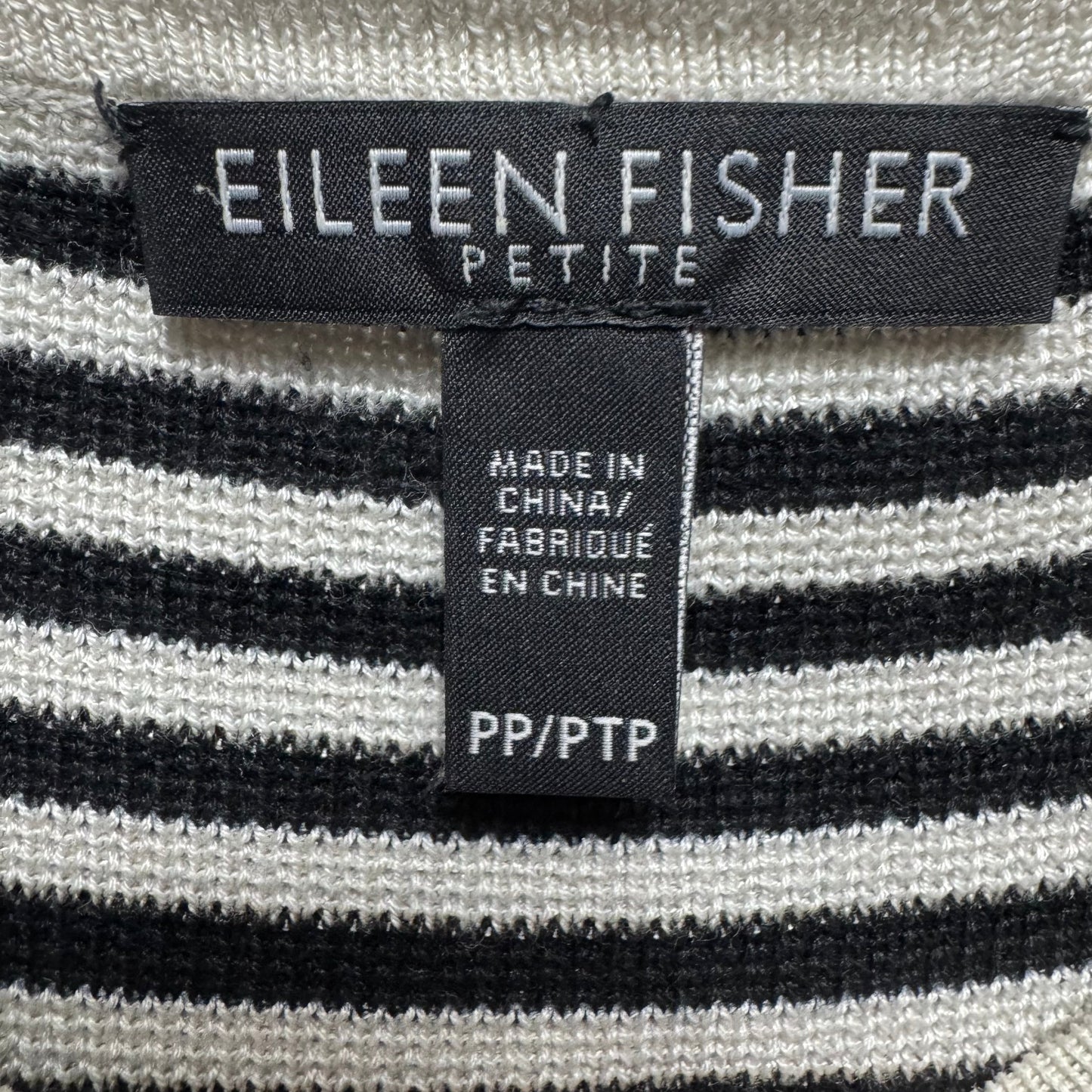 Sweater By Eileen Fisher In Striped Pattern, Size: Sp