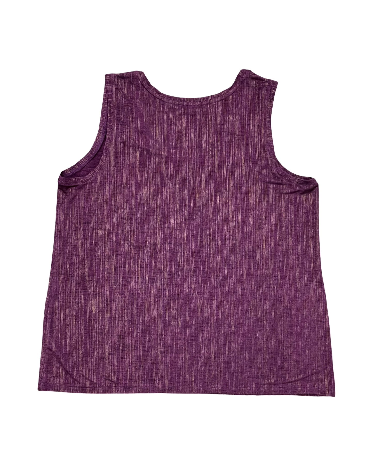 Tank Top By Susan Graver In Purple, Size:1X