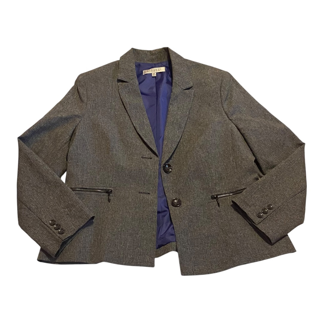 Blazer By Kasper In Ivory, Size:14P