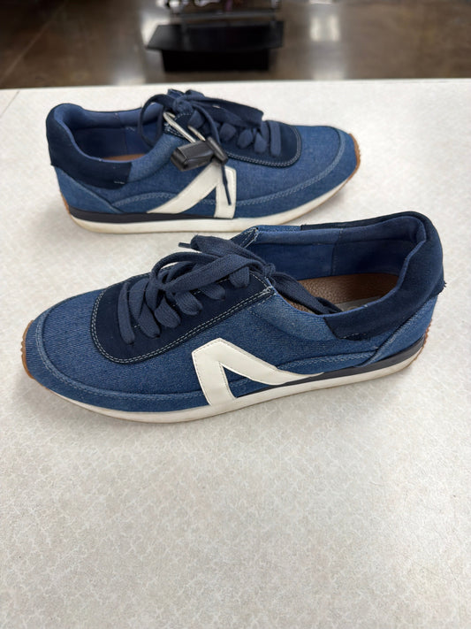 Shoes Sneakers By Loft In Blue, Size:8