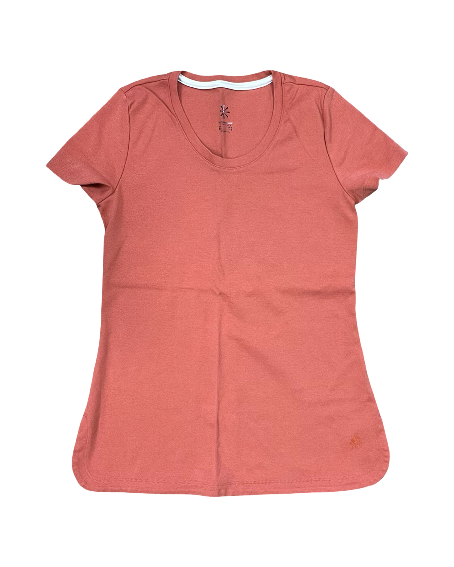 Top Ss Basic By Isaac Mizrahi In Orange, Size:Xs