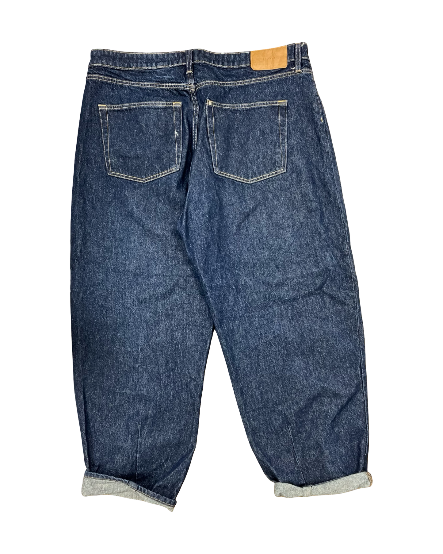 Jeans Straight By Clothes Mentor In Blue Denim, Size:14