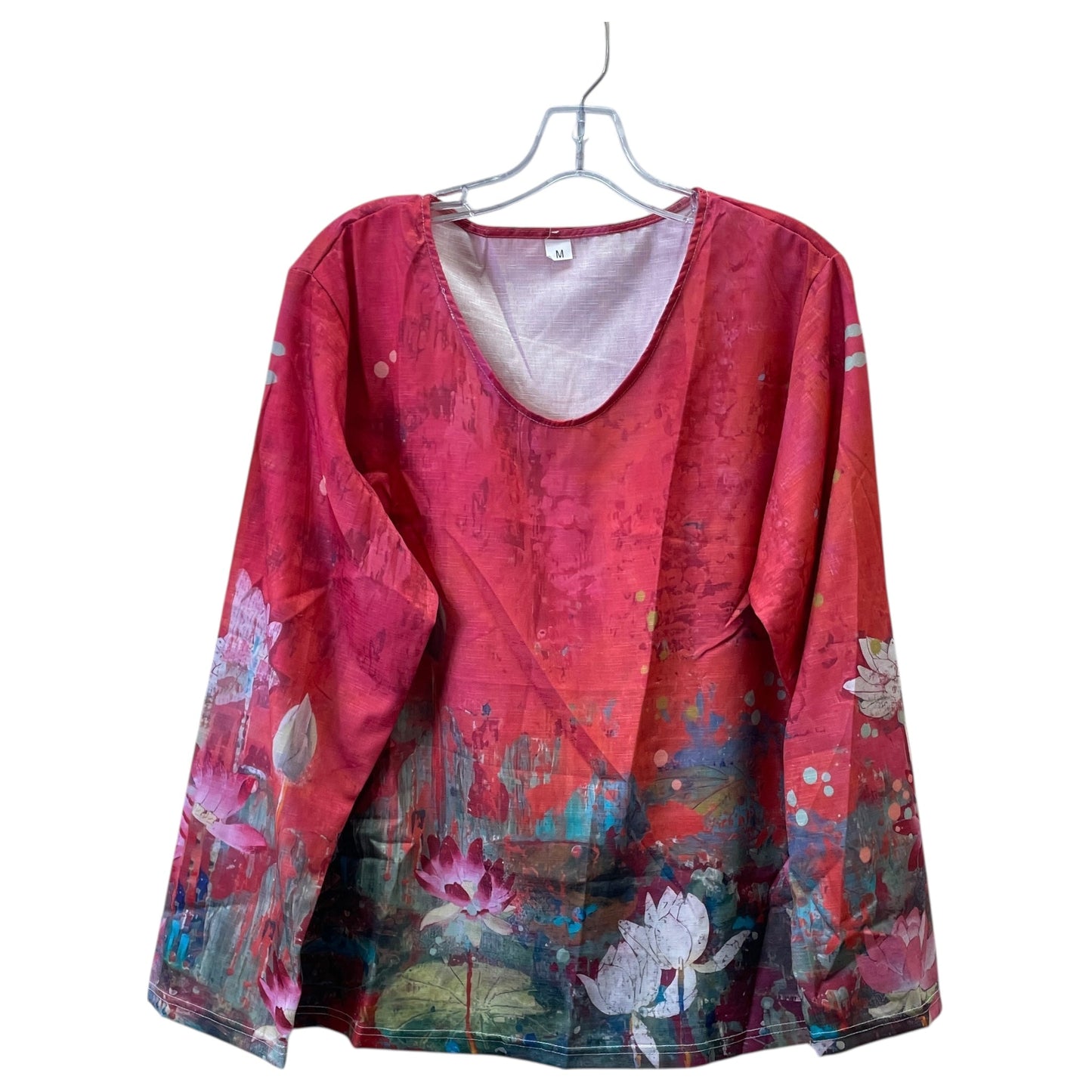 TOP LS by  CME In FLORAL PRINT, Size: M