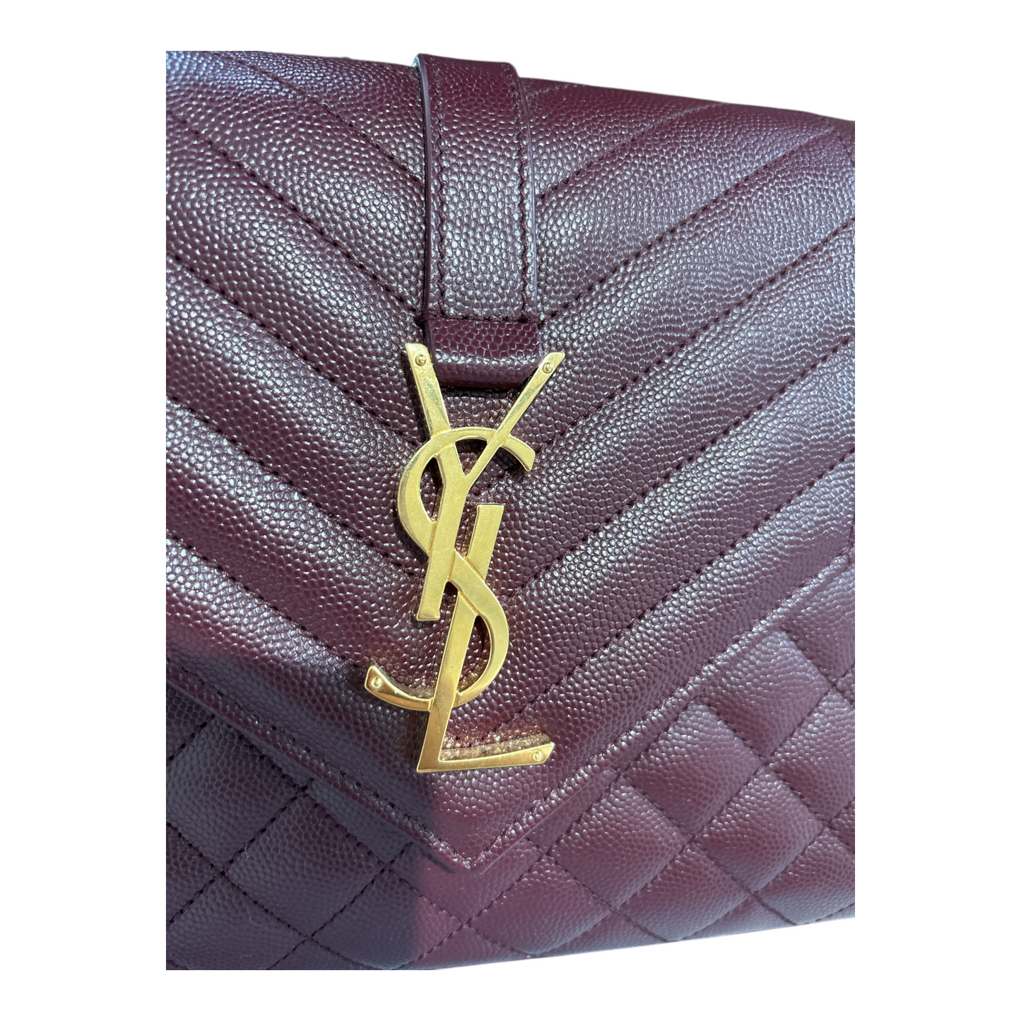 Yves Saint Laurent, Size: Medium Maroon