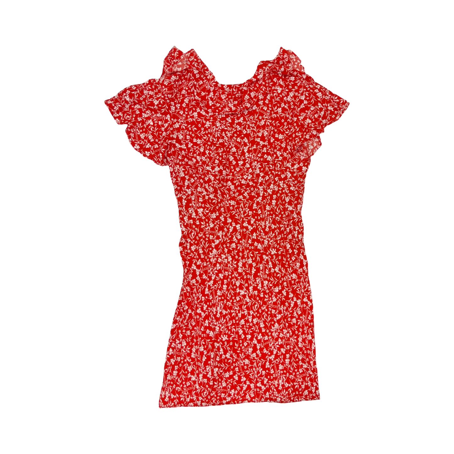 Dress Casual Maxi By A New Day In Red & White, Size:Xl