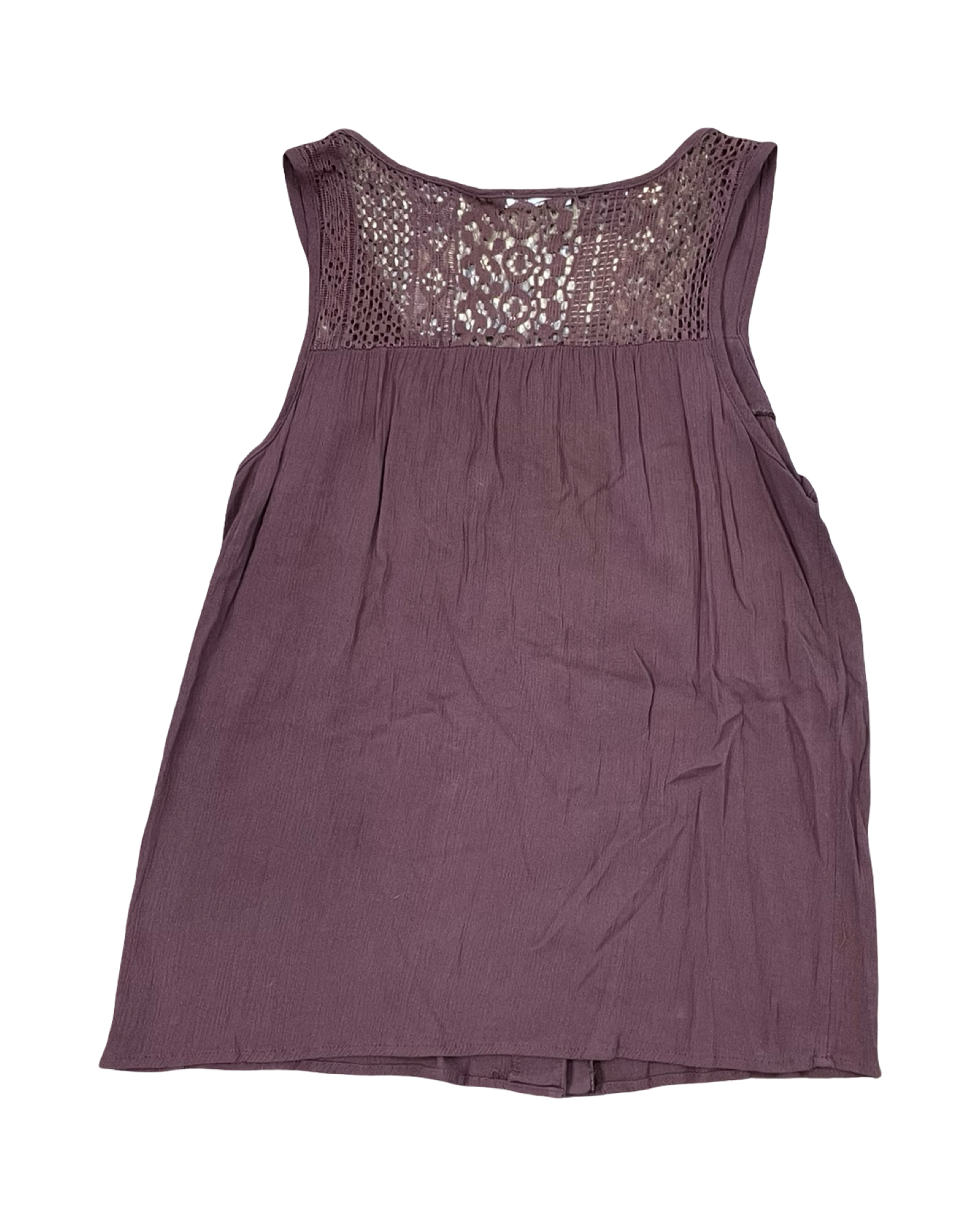Blouse Sleeveless By Maurices In Brown, Size:L