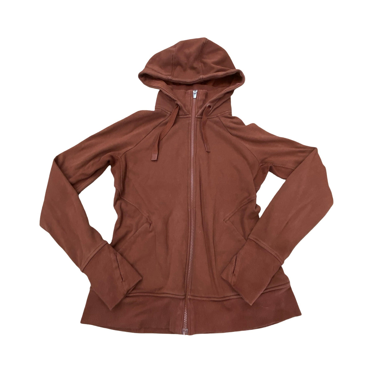 Athletic Jacket By Athleta In Orange, Size:S