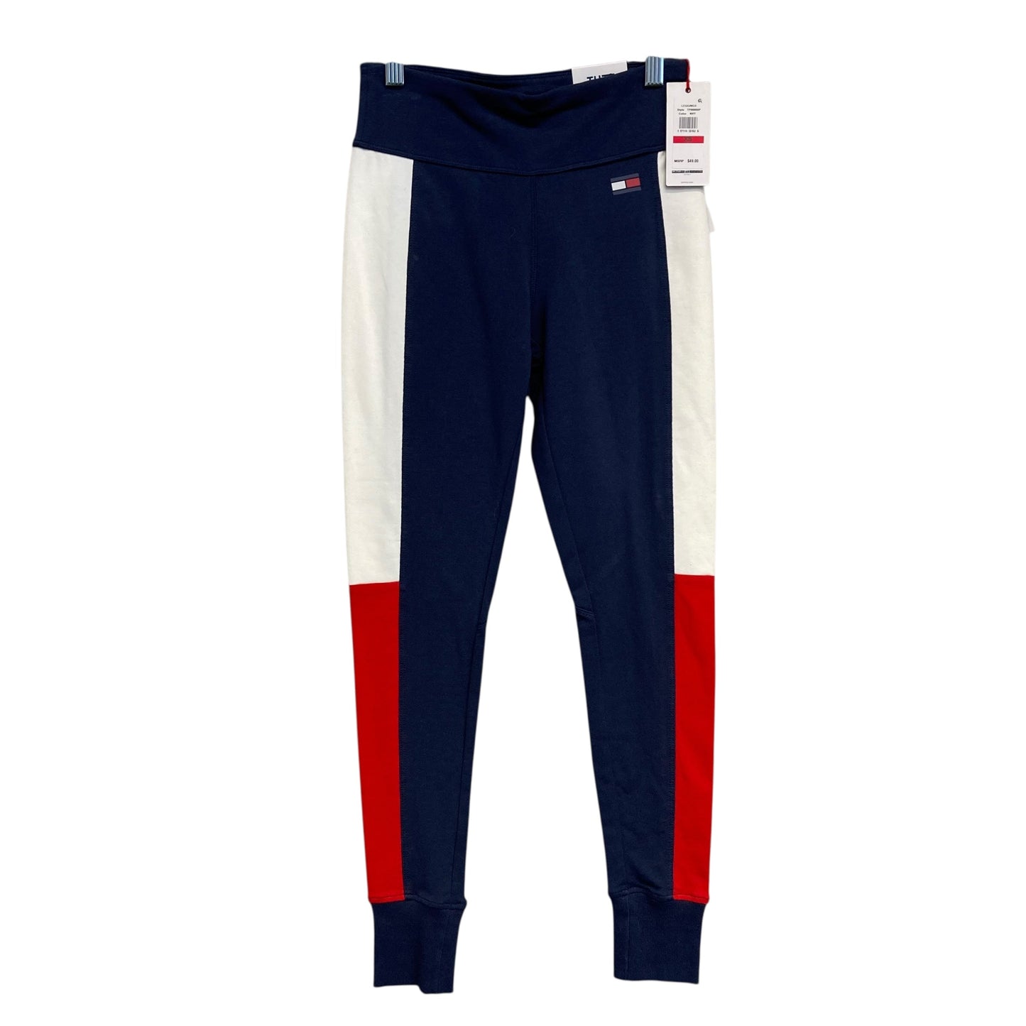 Athletic Leggings By Tommy Hilfiger In Blue Red & White, Size:Xs