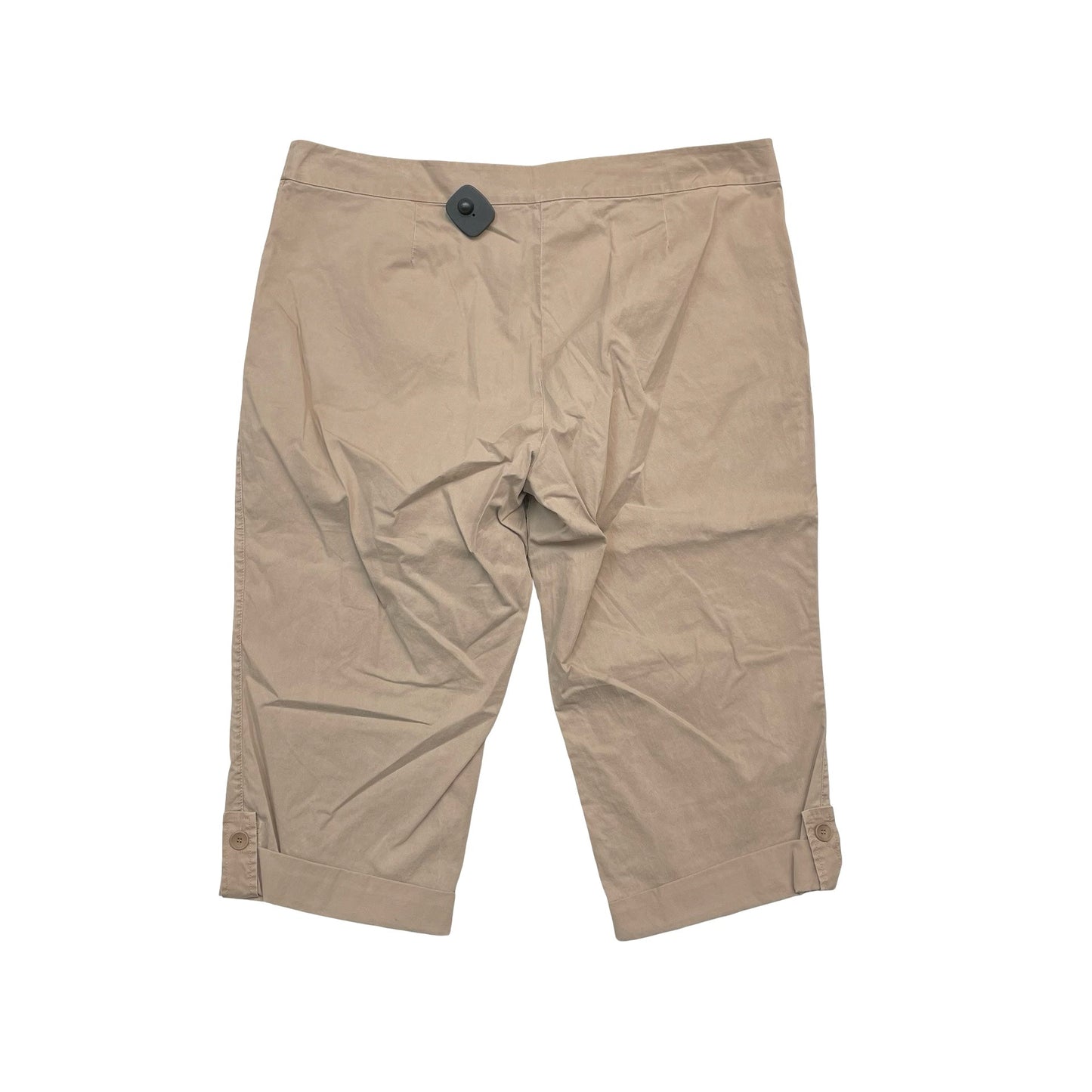 Pants Designer By Eileen Fisher In Tan, Size:1X