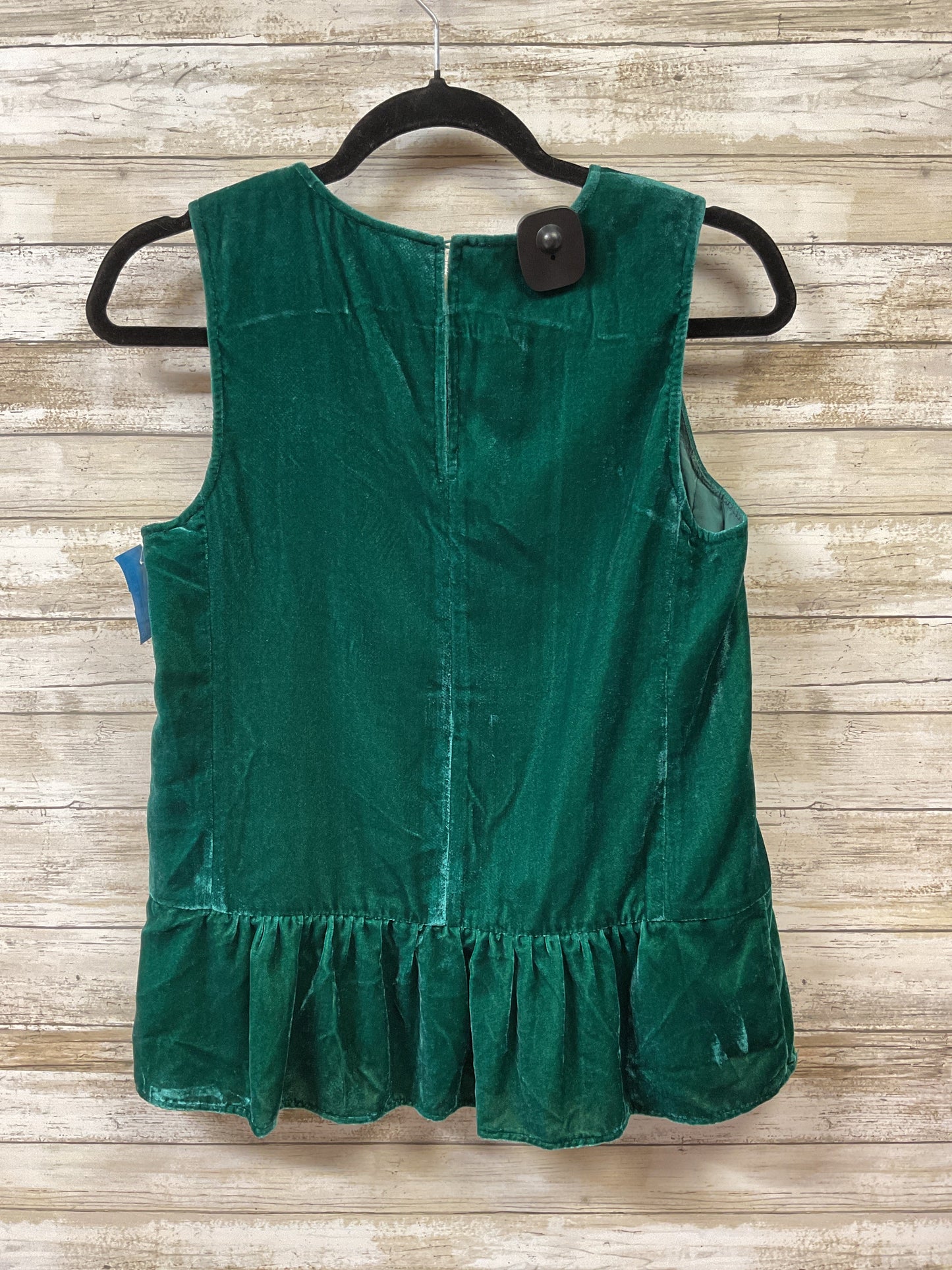 Top Sleeveless By J. Crew In Green, Size:2