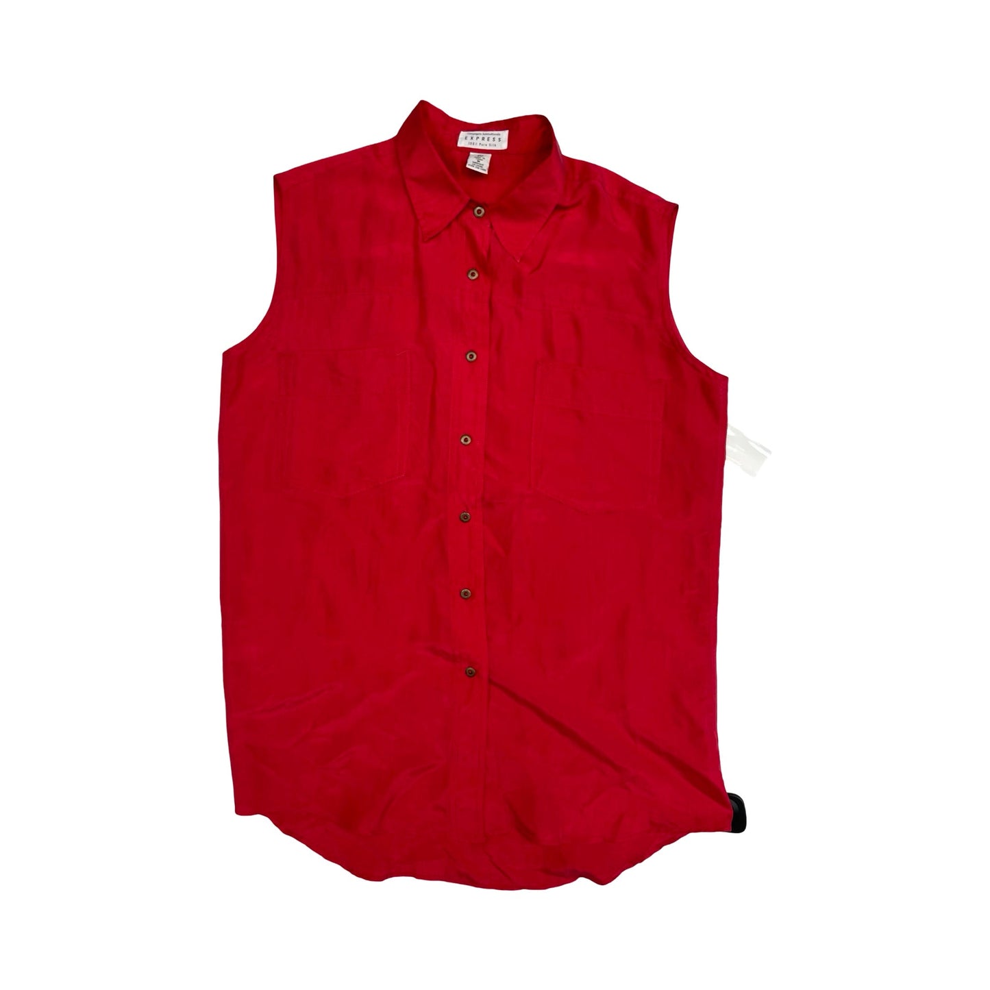 Top Sleeveless By Express In Red, Size:M
