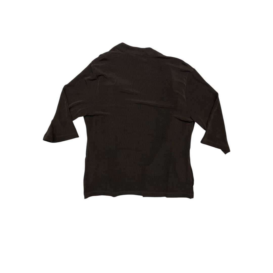 Cardigan By Chicos In Brown, Size:8