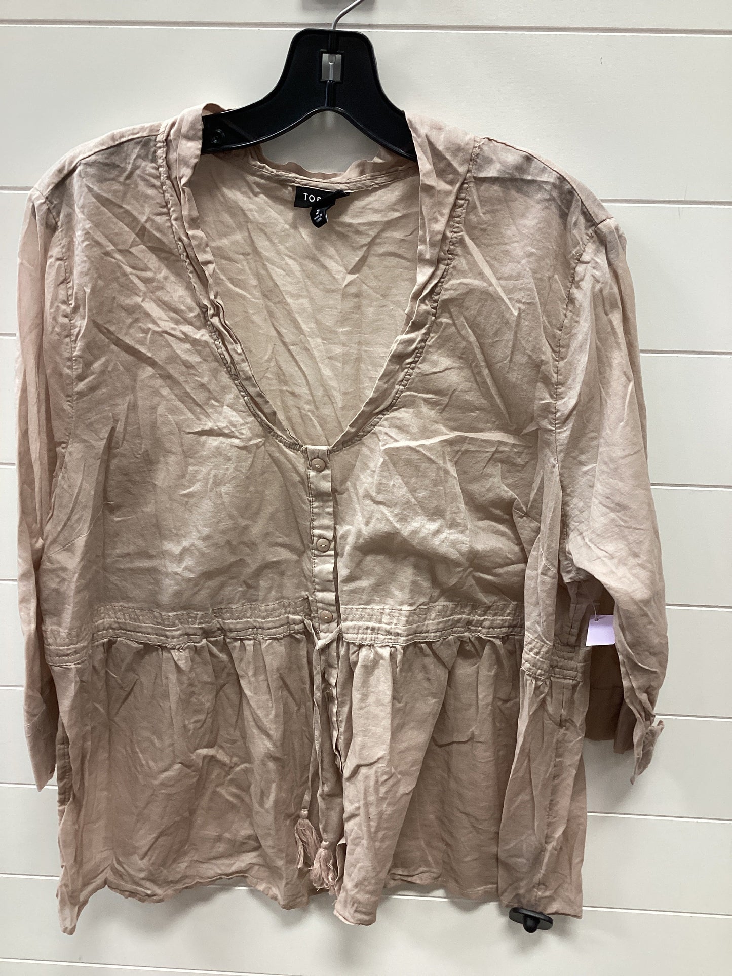 Top Ls By Torrid In Tan, Size:2X