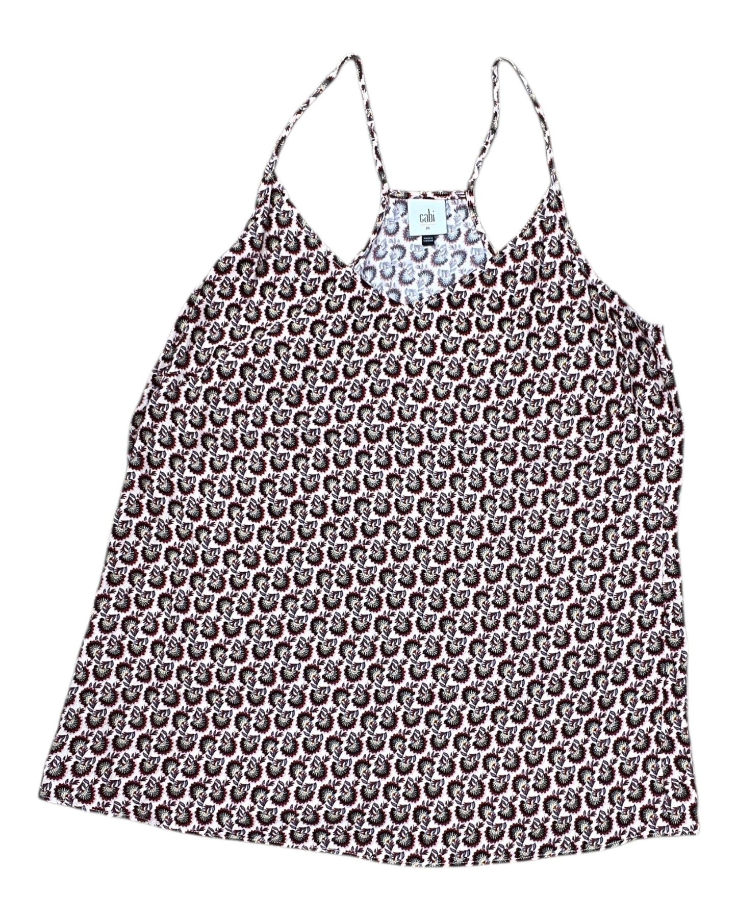 Top Sleeveless By Cabi In Tan, Size:M