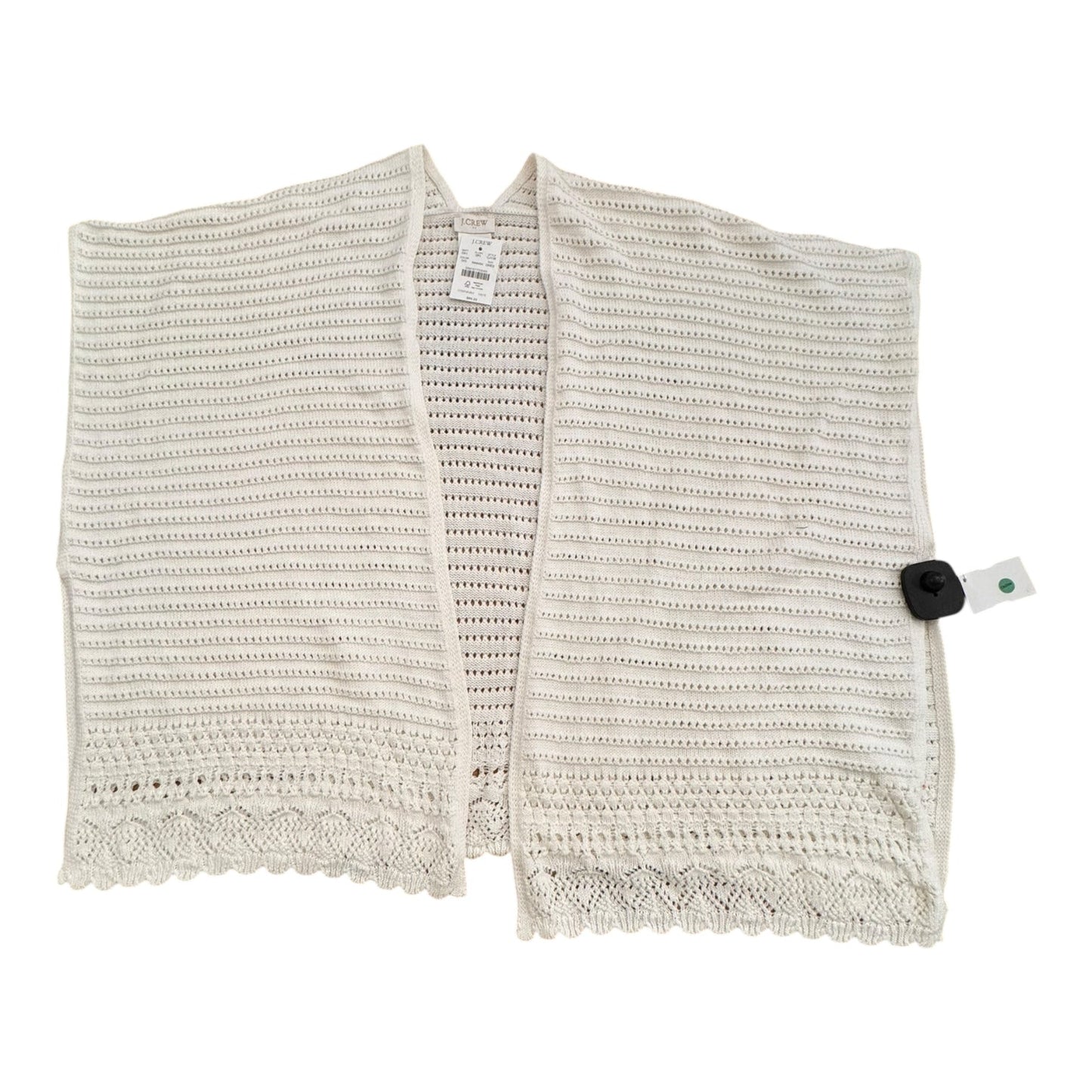 Sweater Cardigan By J. Crew In White, Size:Osfm