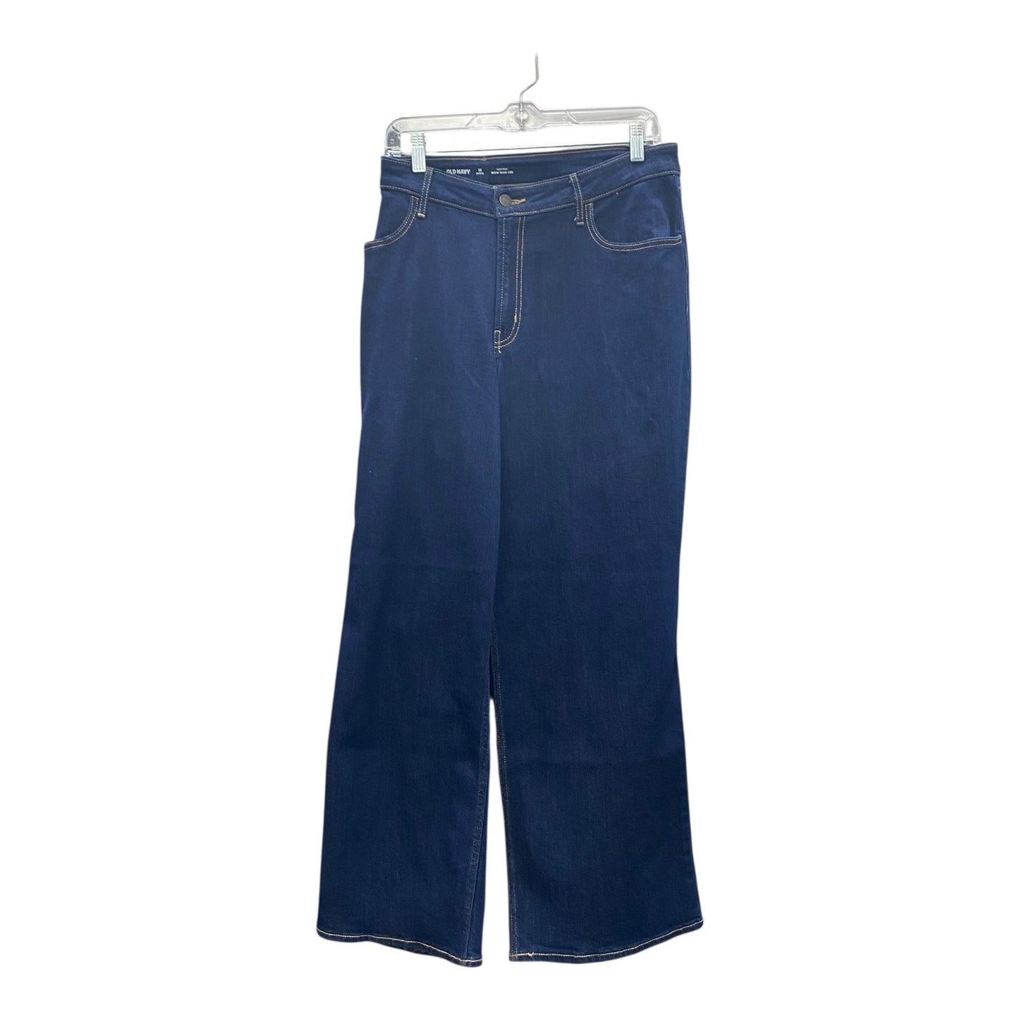 Jeans Wide Leg By Old Navy In Blue, Size:18