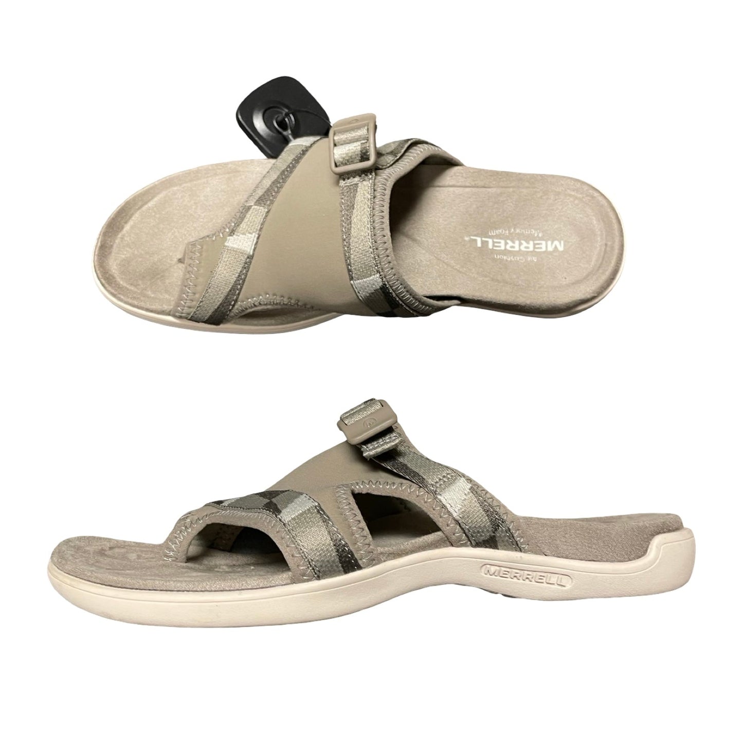 Sandals Flats By Merrell In Grey, Size:8