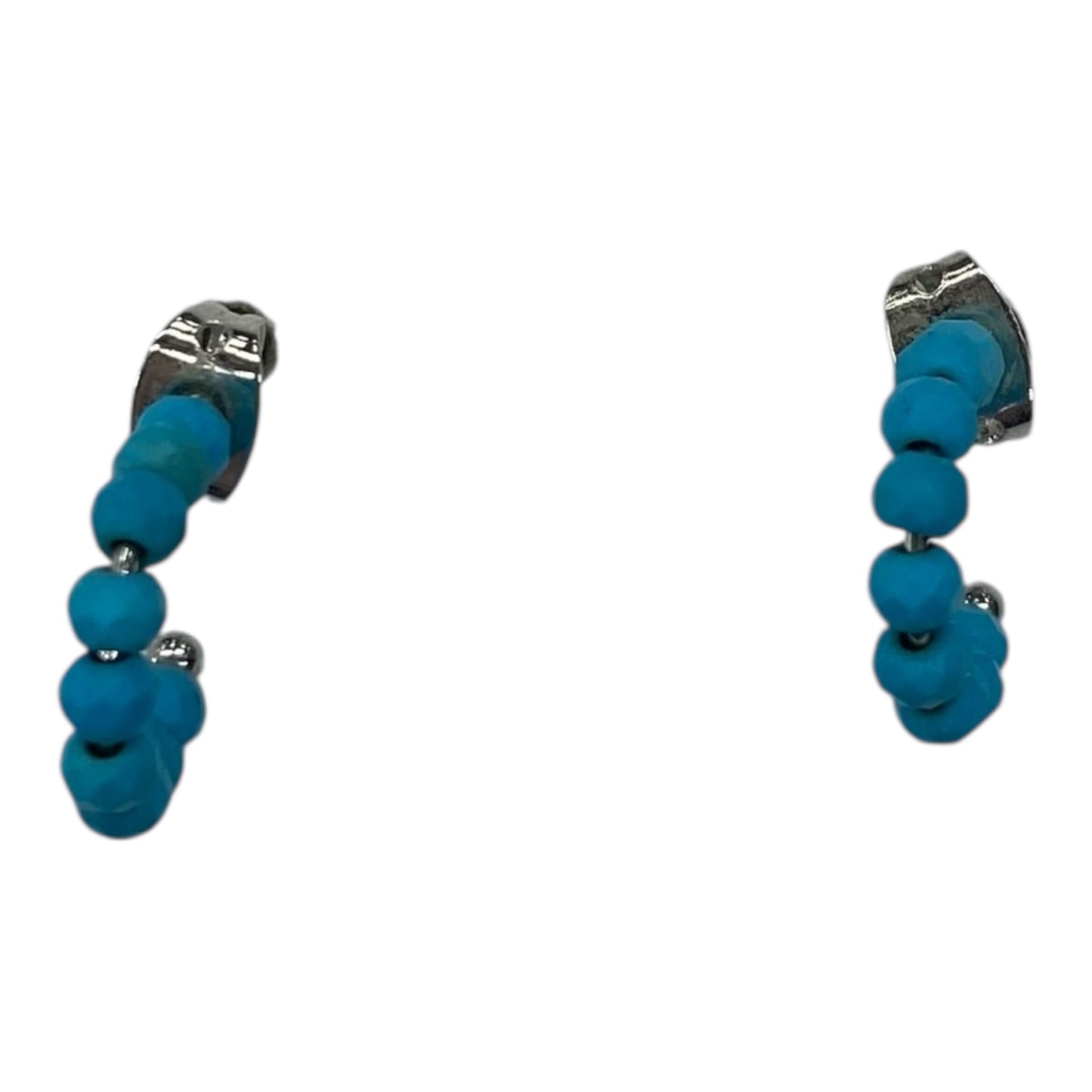 Earrings Hoop By    Clothes Mentor In Blue