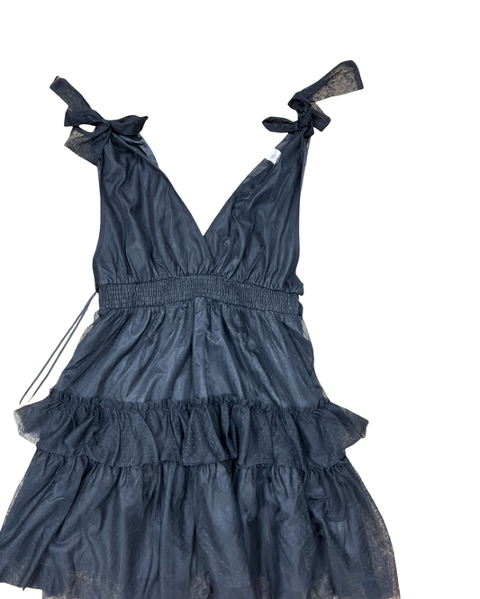 Dress Party Midi By Like Love In Black, Size:2X