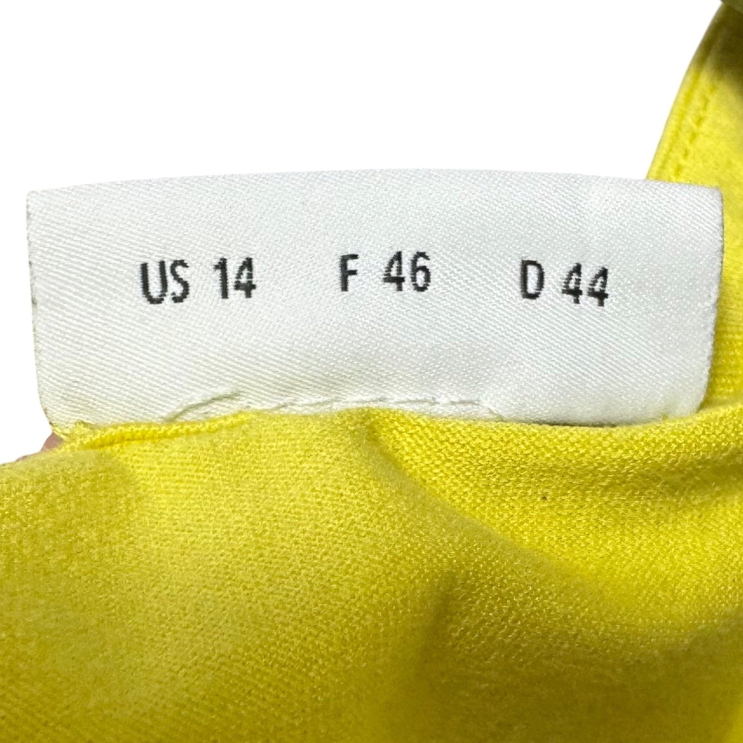 Top Sleeveless By Akris Punto In Yellow, Size: 14
