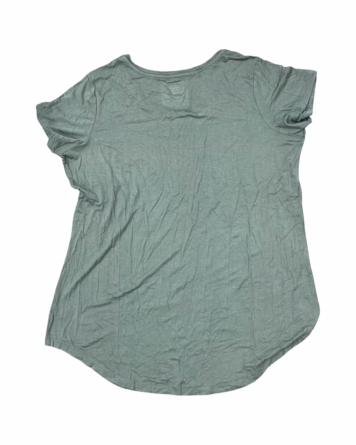 Top Ss Basic By Logo In Green, Size:1X