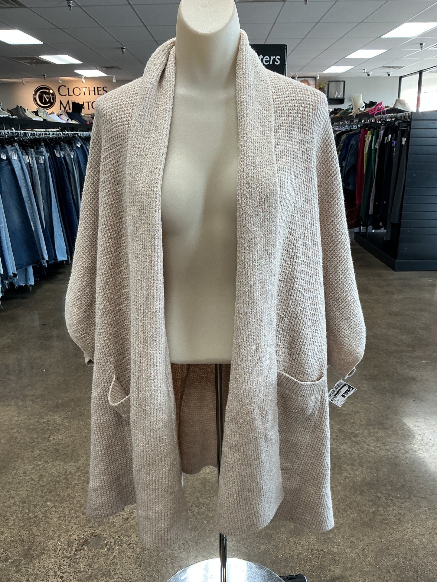 Sweater Cardigan By Aerie In Tan, Size:M