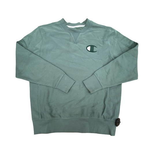 Athletic Sweatshirt Crewneck By Champion In Green, Size:L