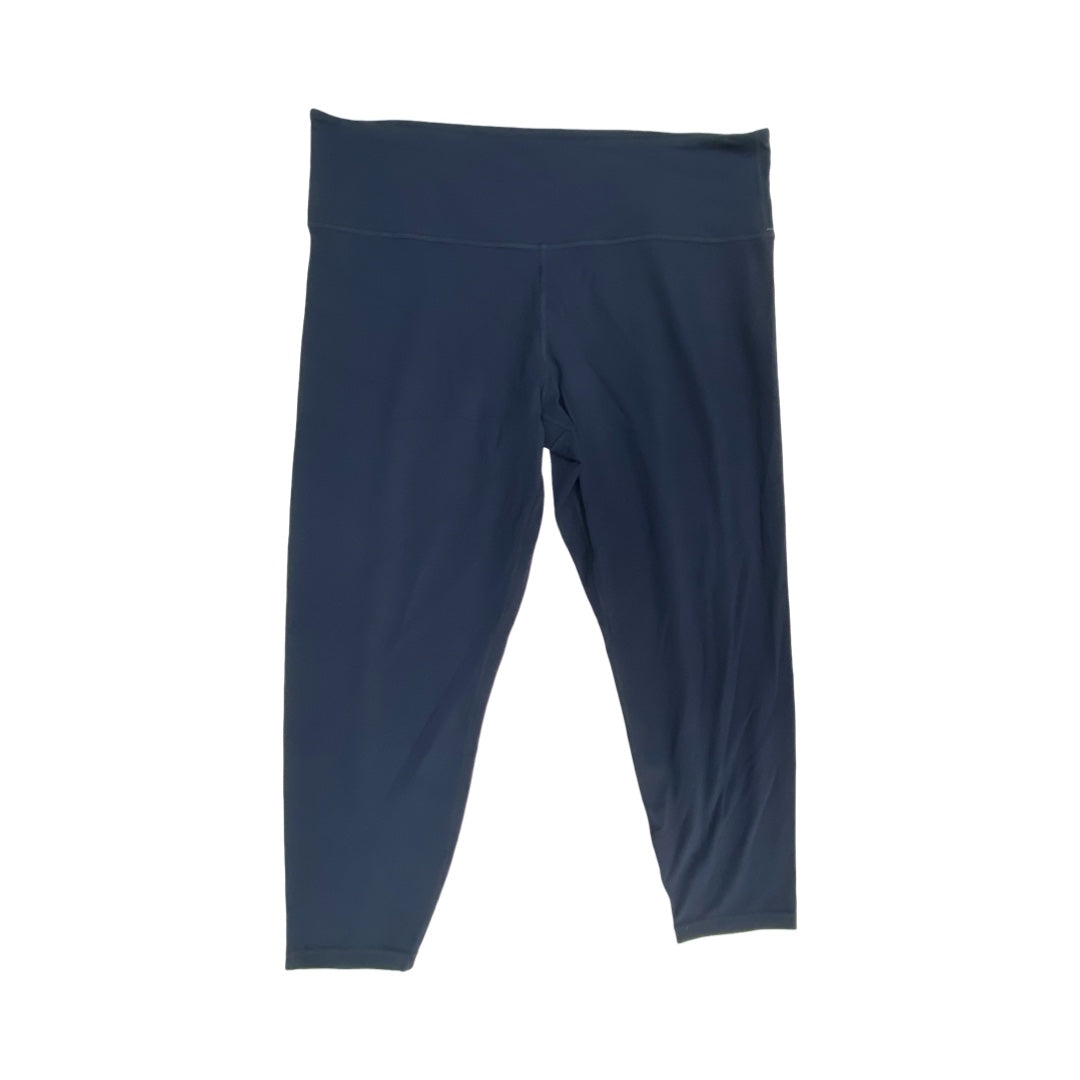 Athletic Leggings By Athleta In Blue, Size:2X