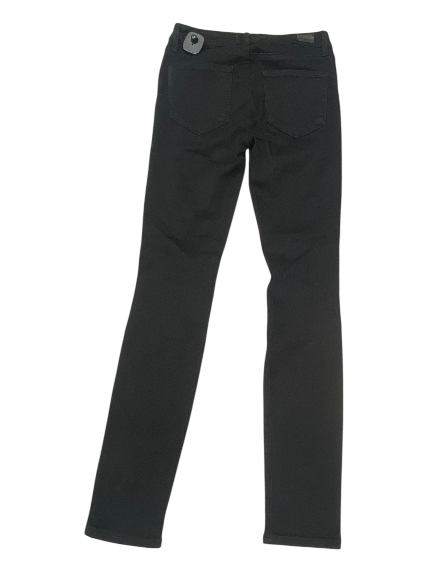 Jeans Skinny By Paige In Black Denim, Size:6