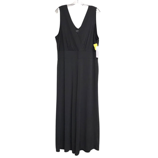 Jumpsuit By Soft Surroundings In Black, Size:1X