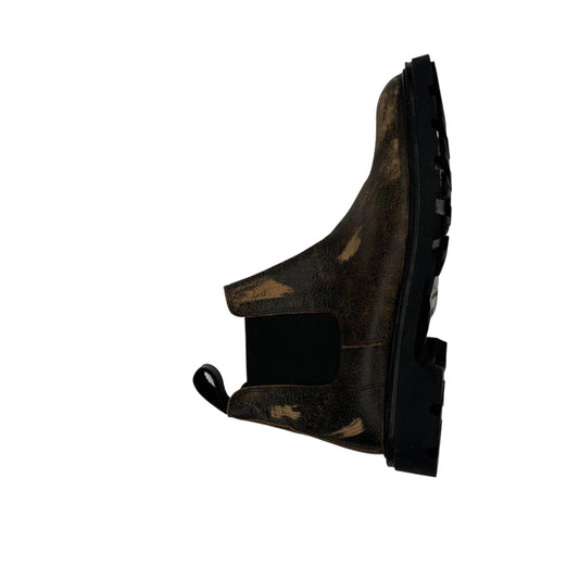 Boots Leather By Steve Madden In Brown, Size:9.5