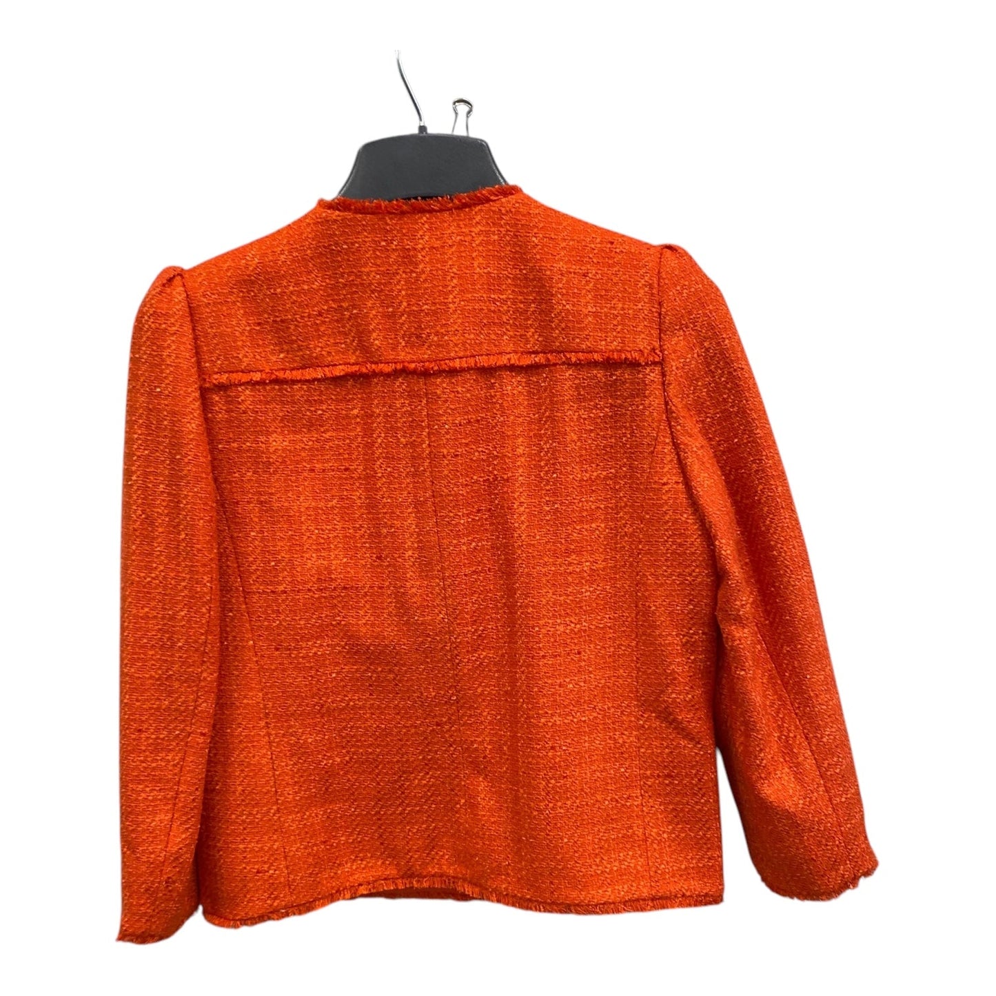 Blazer By Ann Taylor In Orange, Size:Xs