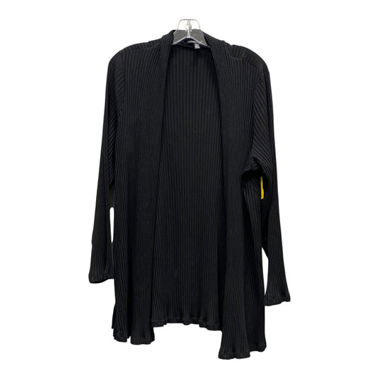 Sweater Cardigan By Eileen Fisher In Black, Size:Xl