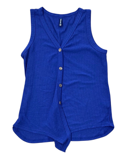 Top Sleeveless By Clothes Mentor In Blue, Size:S