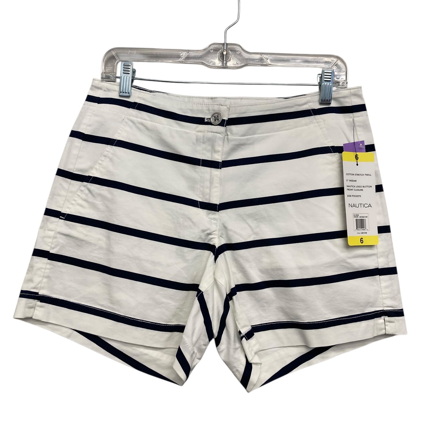 Shorts By Nautica In Striped Pattern, Size:6