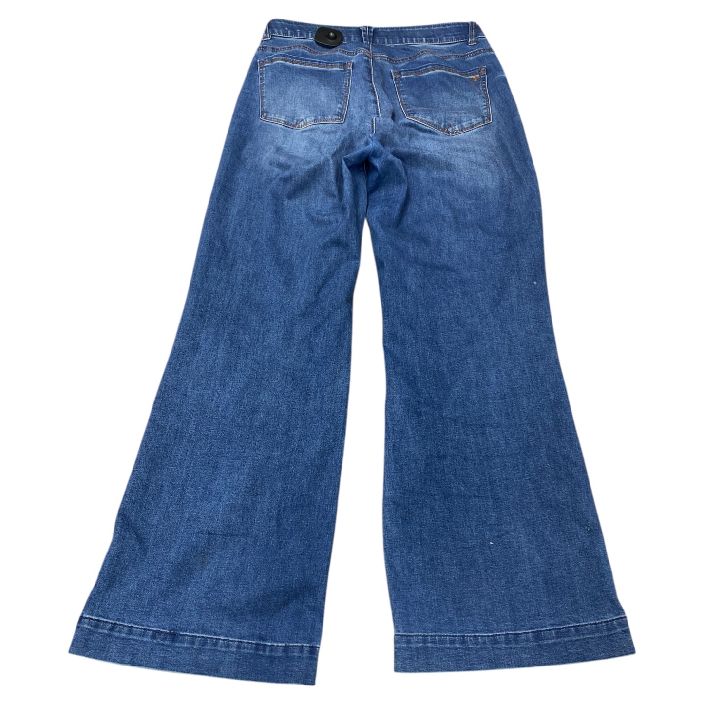 Jeans Wide Leg By Wit & Wisdom In Blue Denim, Size:10