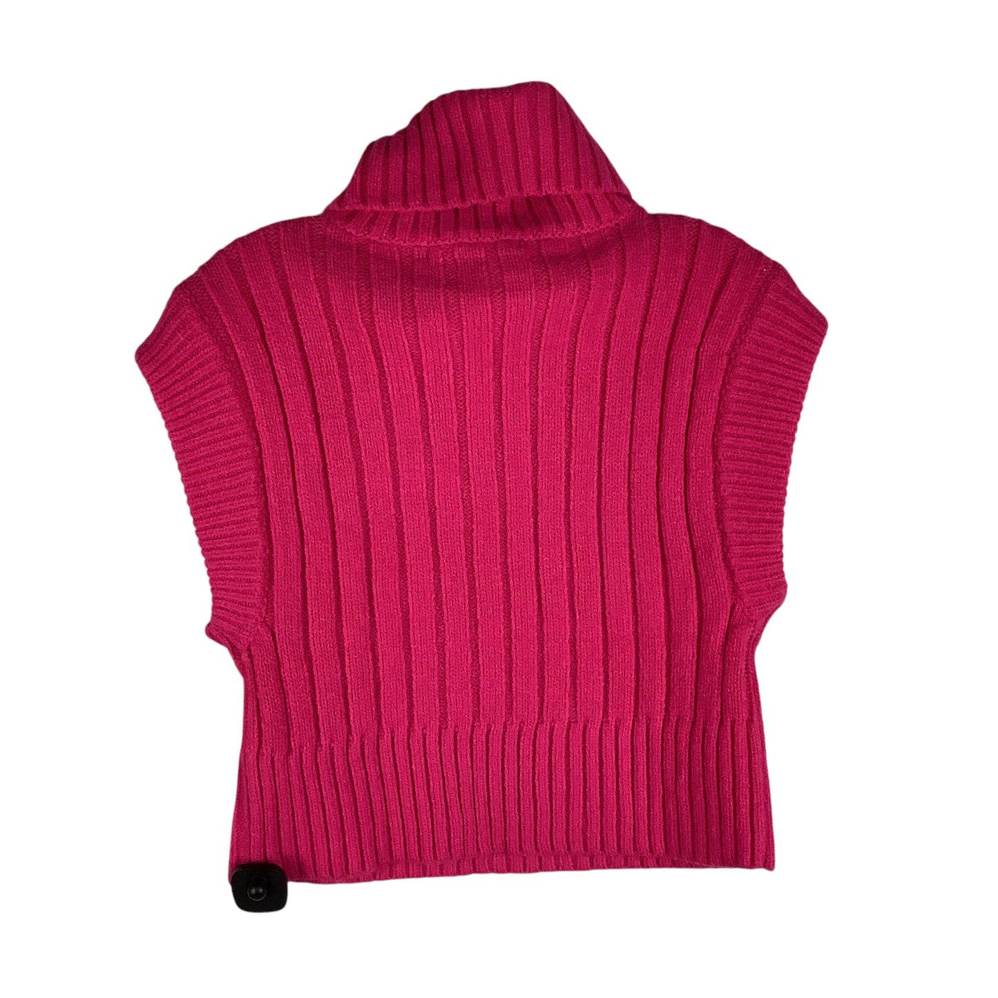 Vest Sweater By Cmc In Pink, Size: L