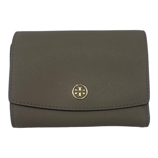 Wallet Designer By Tory Burch In Taupe, Size:Medium