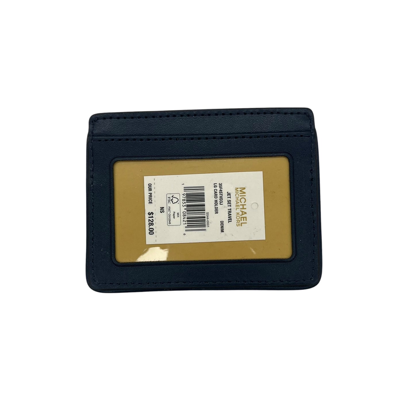 Id/Card Holder Designer By Michael Kors In Blue