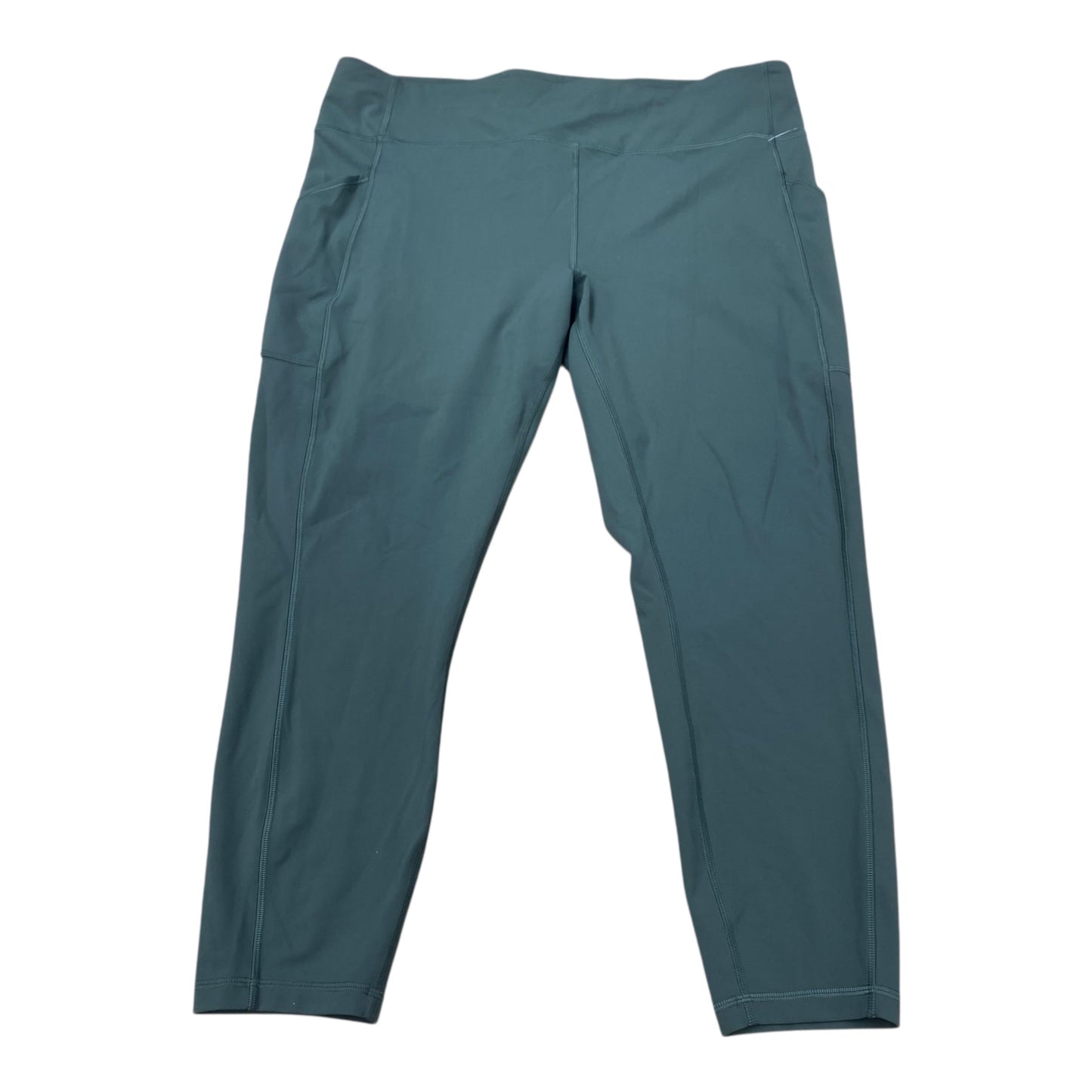 Athletic Leggings By Lululemon In Green, Size:18