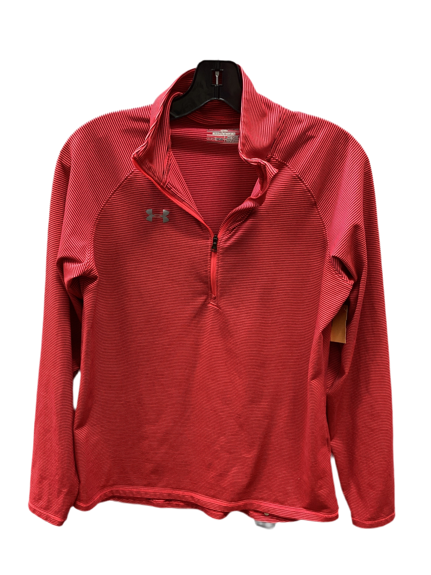 Athletic Jacket By Under Armour In Blue & Red, Size:M