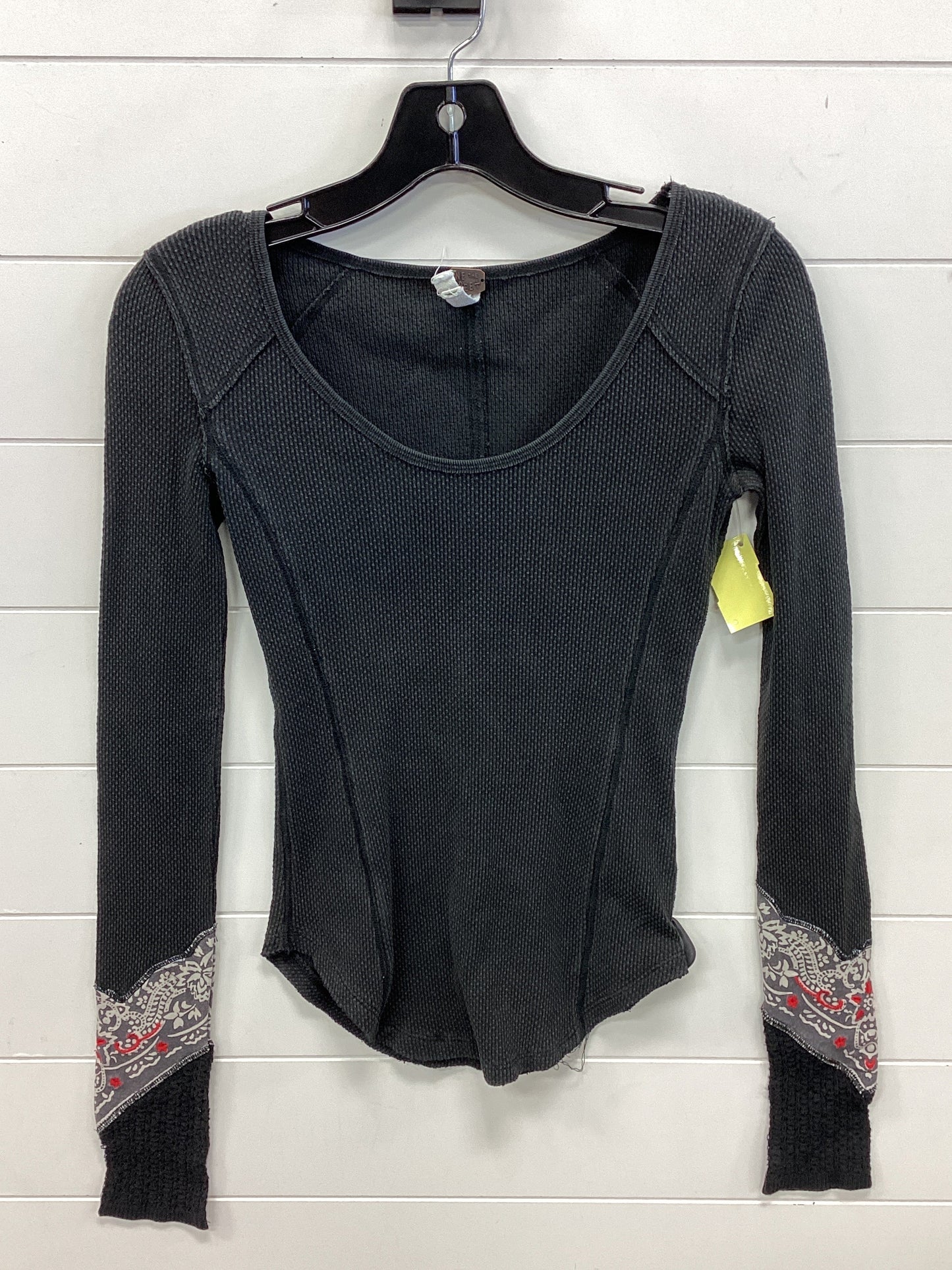 Top Ls By We The Free In Grey, Size:Xs
