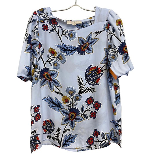 Top Ss By Loft In Blue, Size:S