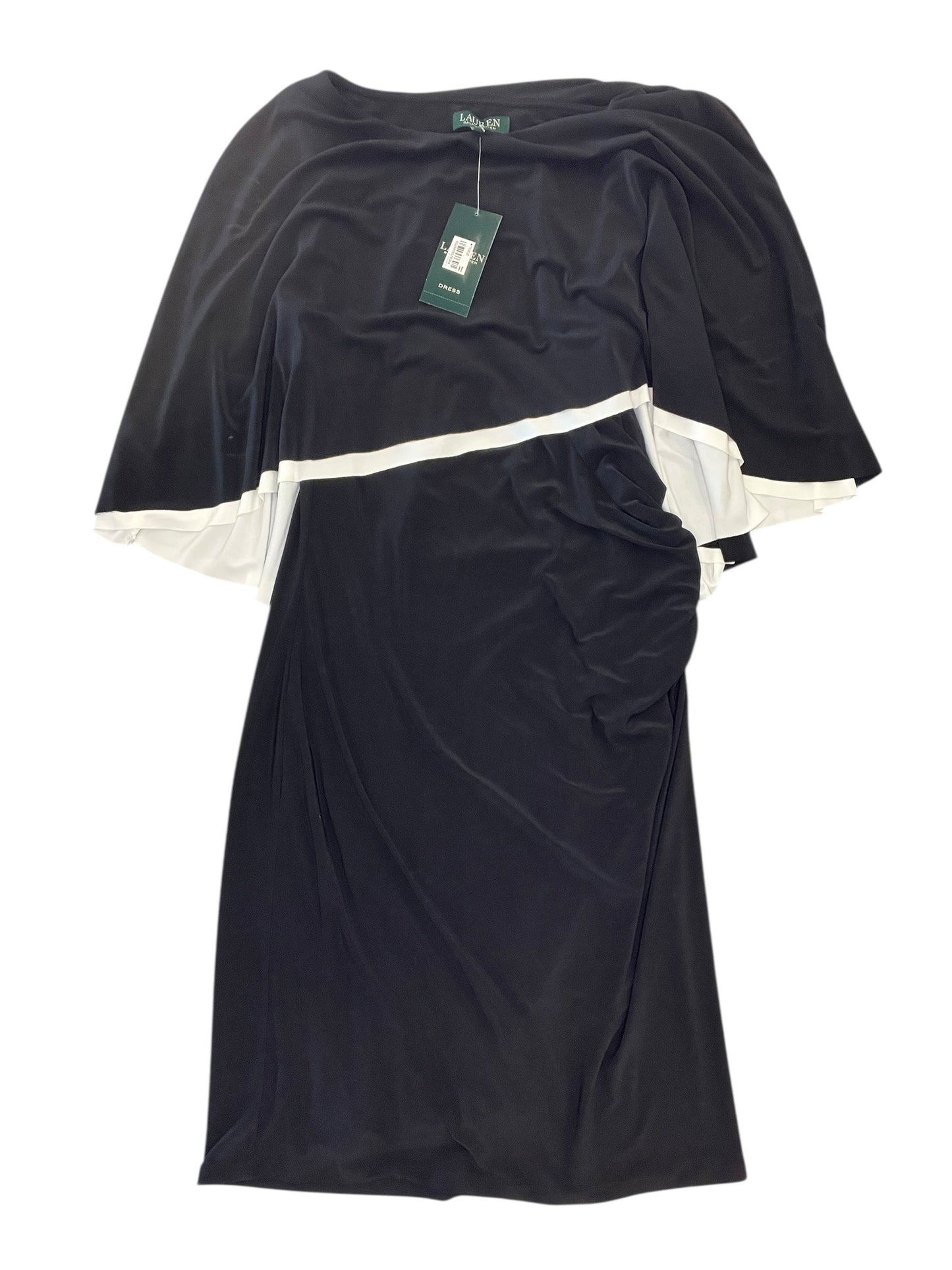 Dress Work By Lauren By Ralph Lauren In Black, Size:L