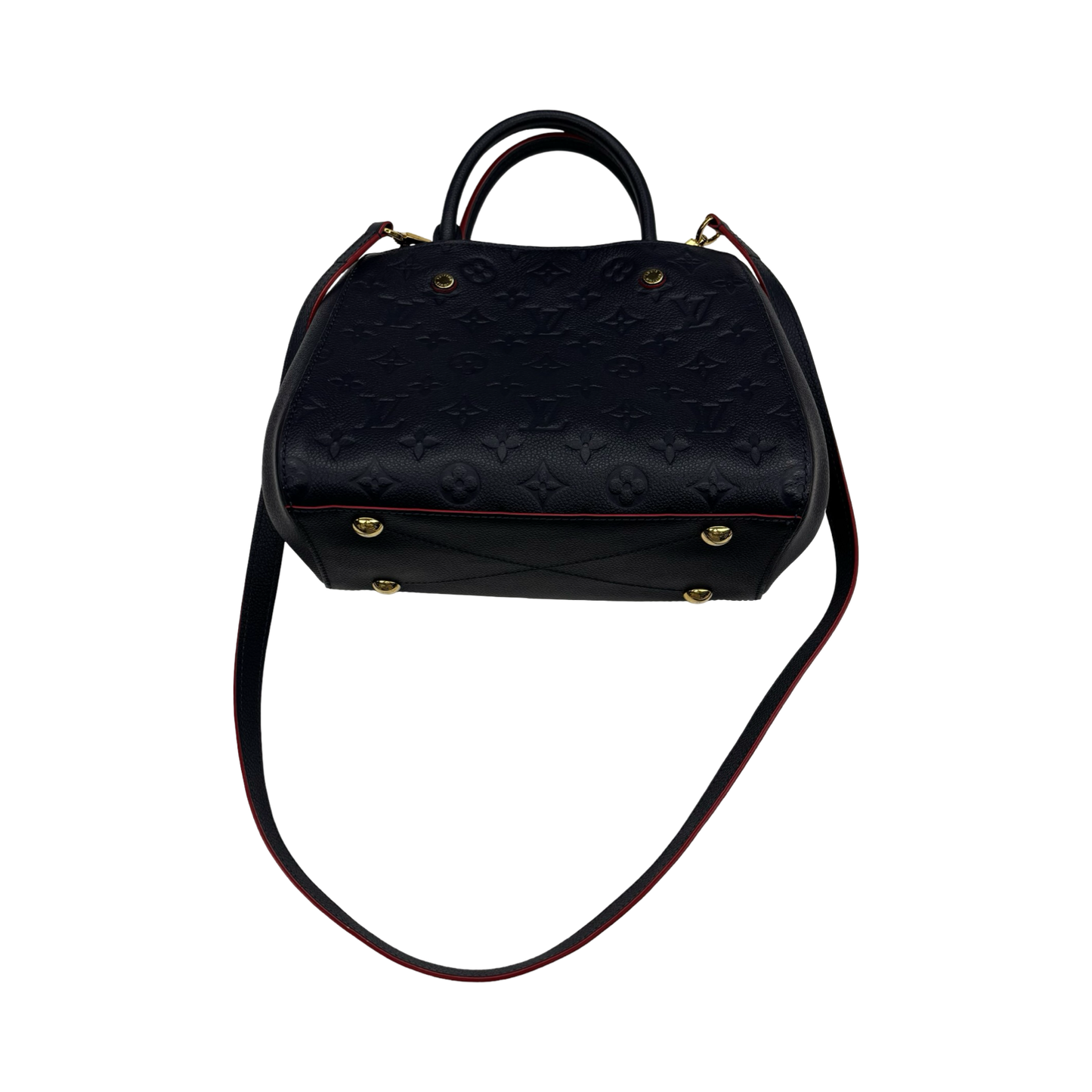 Handbag Luxury Designer By Louis Vuitton In Navy, Size:Medium