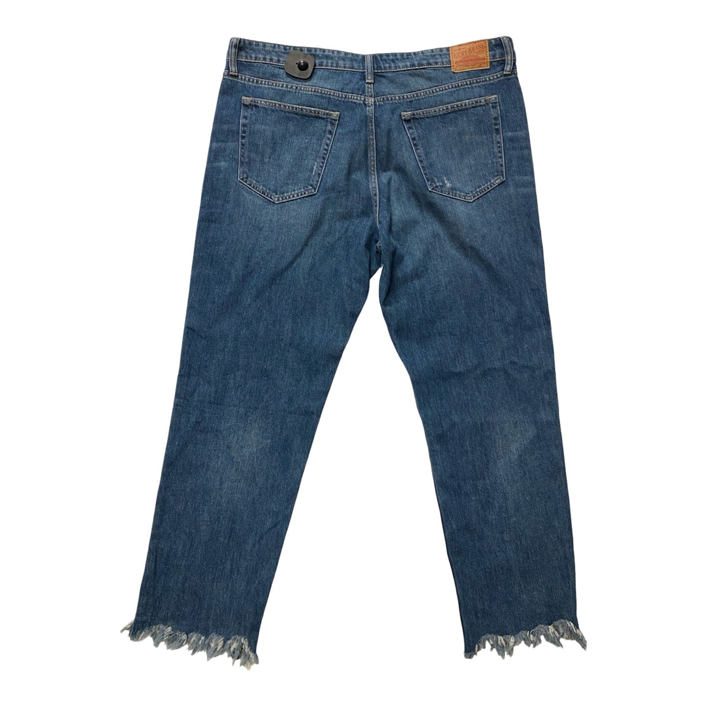Jeans Boyfriend By Lucky Brand In Blue Denim, Size:14