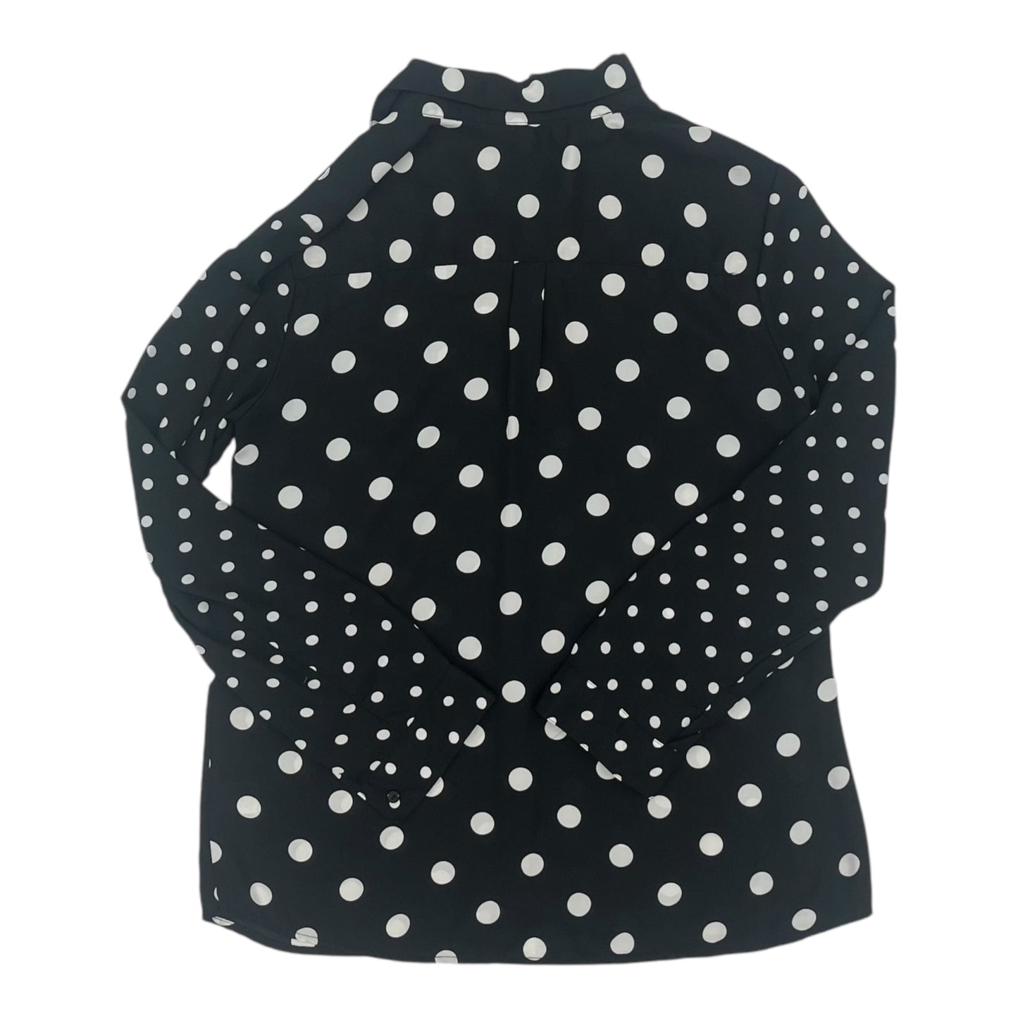 Blouse Ls By Relativity In Polkadot Pattern, Size:S