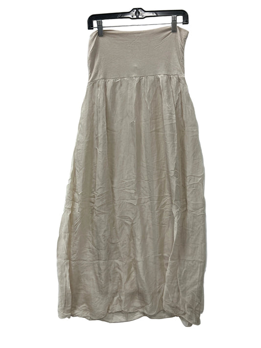 Skirt Maxi By Cmb In Cream, Size:L