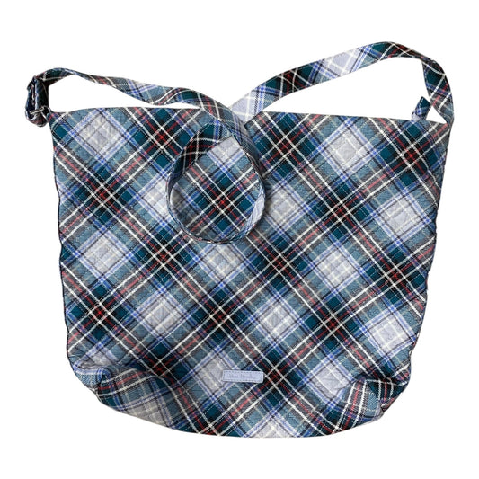 Crossbody By Vera Bradley In Blue & Grey, Size:Large